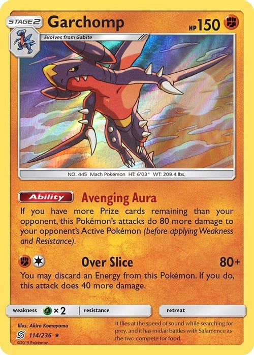 Garchomp Card Front