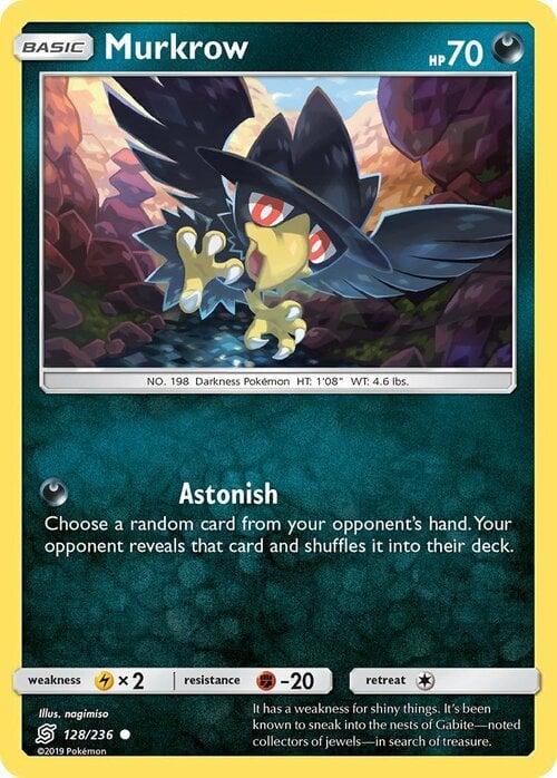 Murkrow Card Front