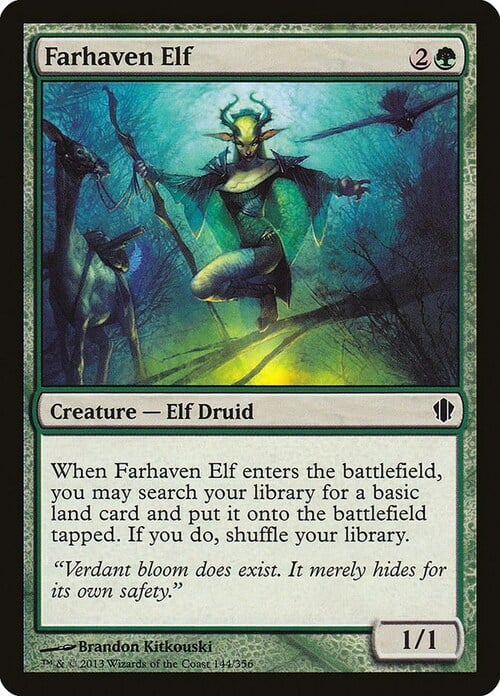 Farhaven Elf Card Front