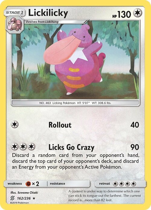 Lickilicky Card Front