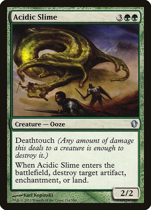 Acidic Slime Card Front