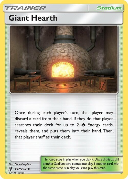 Giant Hearth Card Front