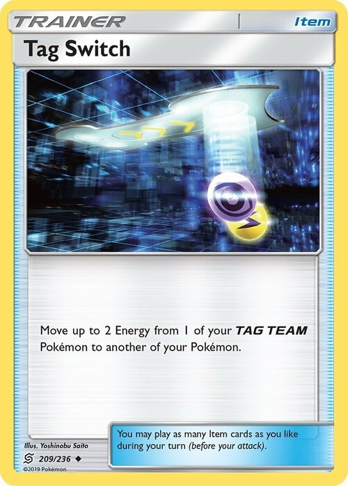 Tag Switch Card Front