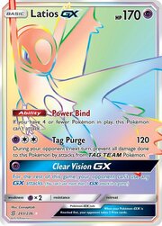 Latios GX [Power Bind | Tag Purge | Clear Vision GX]