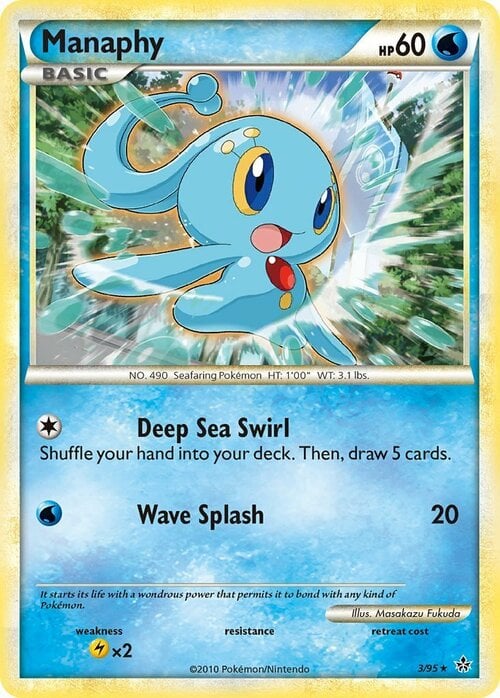 Manaphy [Deep Sea Swirl | Wave Splash] Card Front