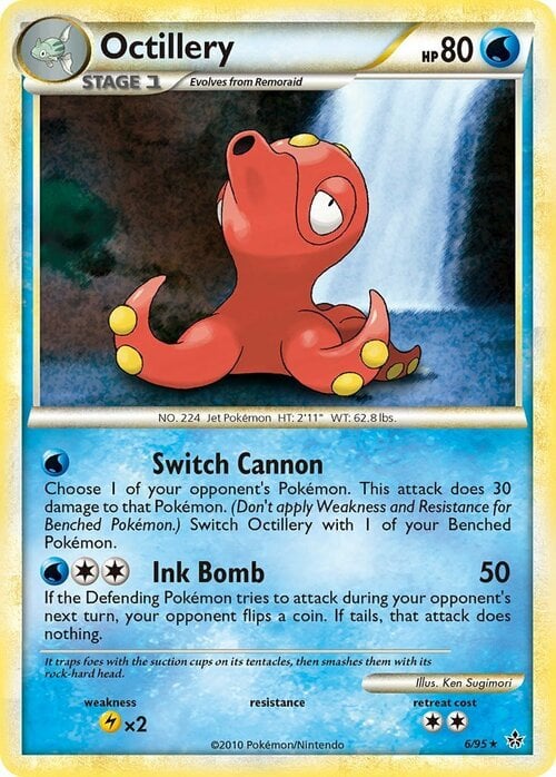 Octillery [Switch Cannon | Ink Bomb] Frente