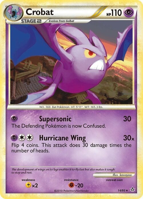 Crobat [Supersonic | Hurricane Wing] Card Front