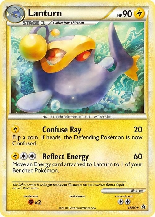 Lanturn [Confuse Ray | Reflect Energy] Card Front