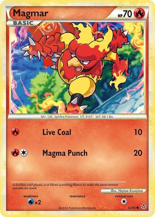 Magmar Card Front