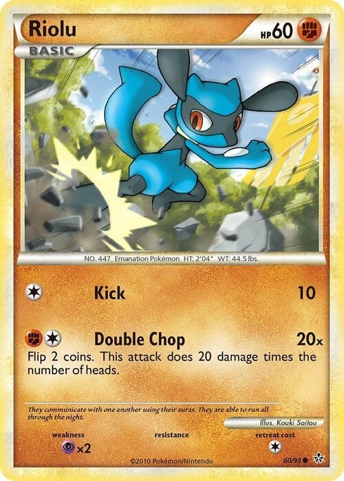 Riolu [Kick | Double Chop] Frente