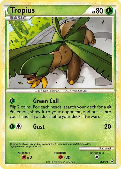 Tropius [Green Call | Gust] Card Front