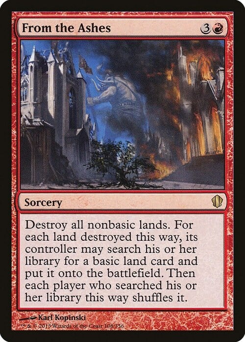 From the Ashes Card Front
