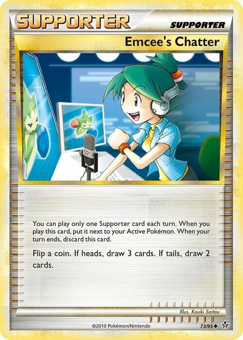 Emcee's Chatter Card Front