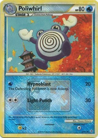 Poliwhirl [Hypnoblast | Light Punch] Card Front