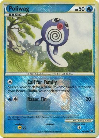 Poliwag [Call for Family | Razor Fin] Card Front
