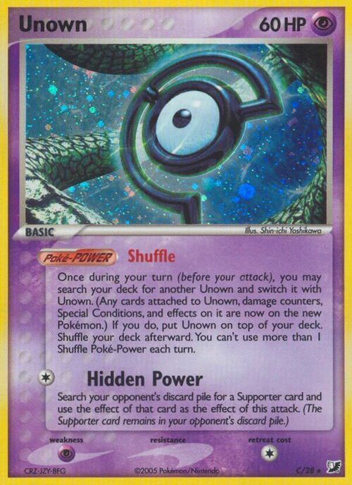 Unown Card Front