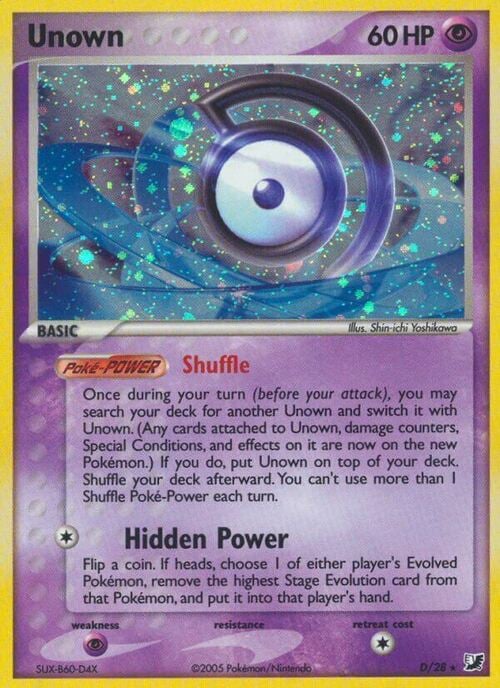 Unown Card Front