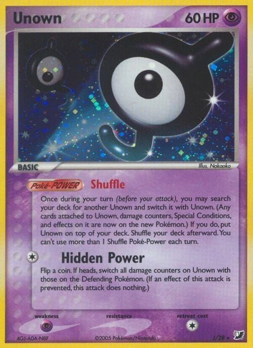 Unown Card Front
