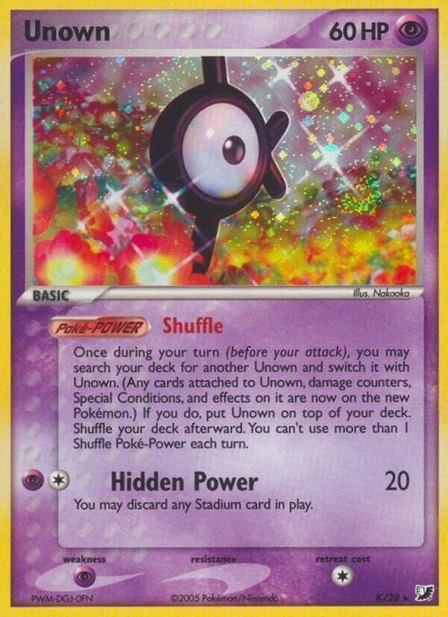 Unown Card Front