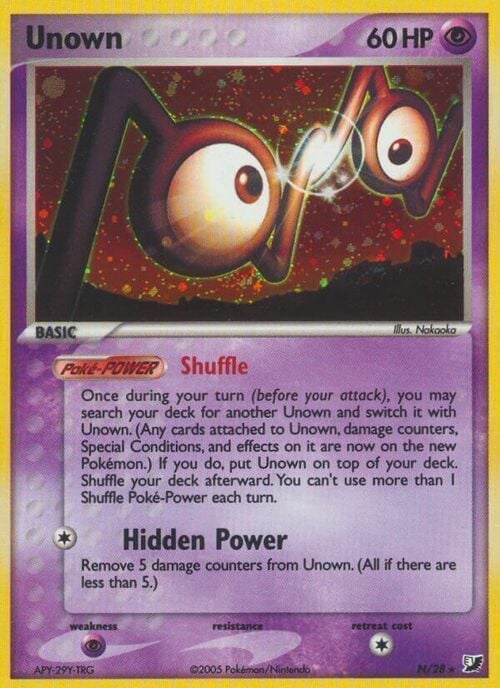 Unown Card Front