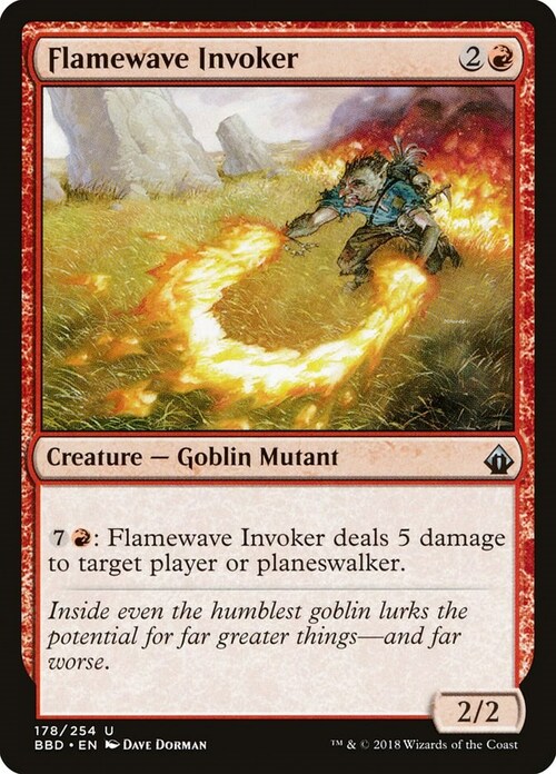 Flamewave Invoker Card Front