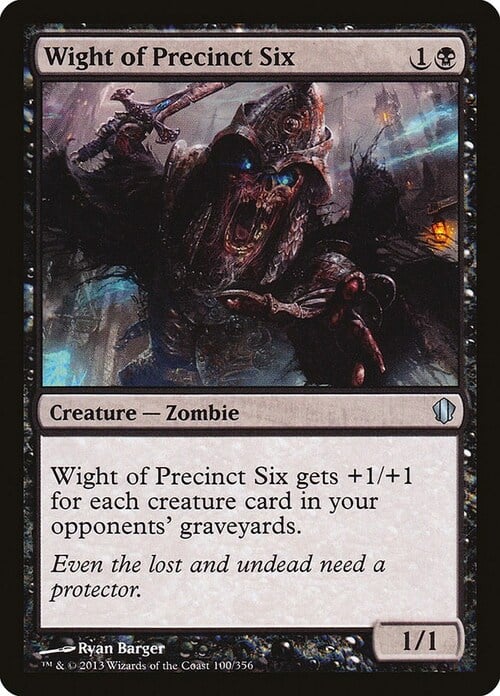 Wight of Precinct Six Card Front