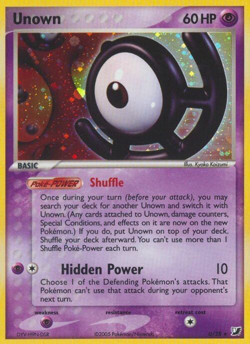 Unown [U] Card Front