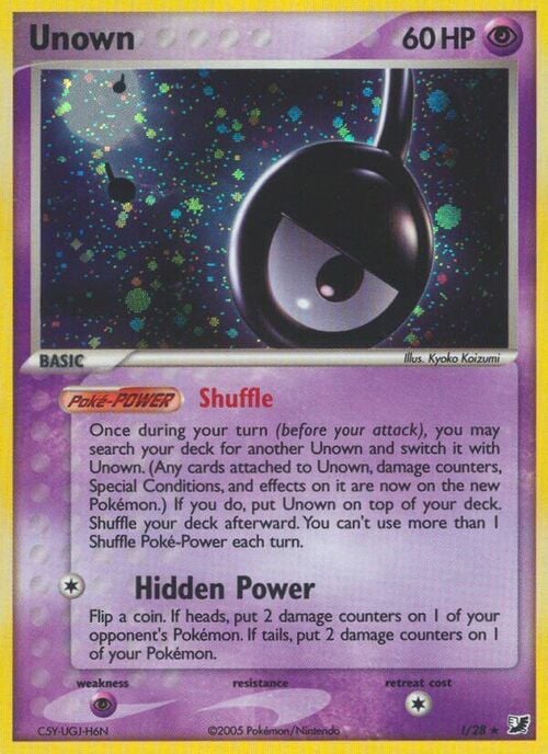 Unown [!] Card Front