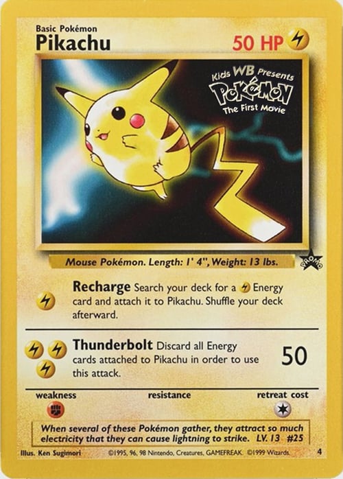Pikachu Card Front