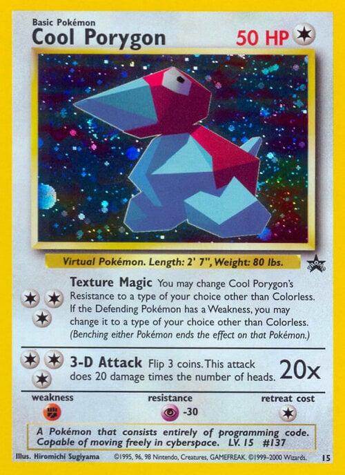 Cool Porygon Card Front