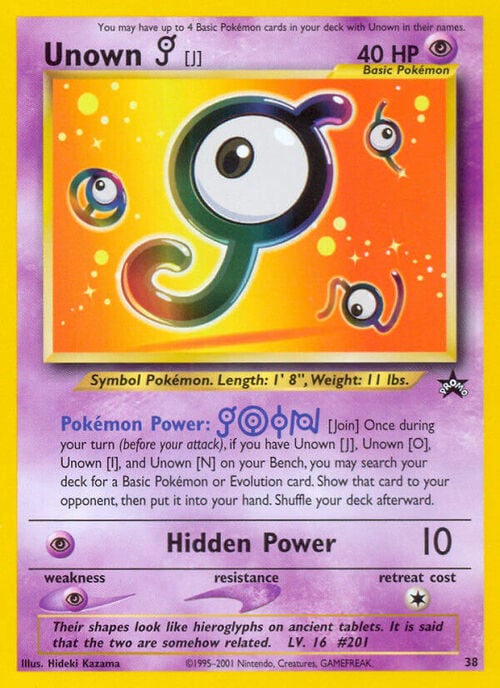 Unown Card Front