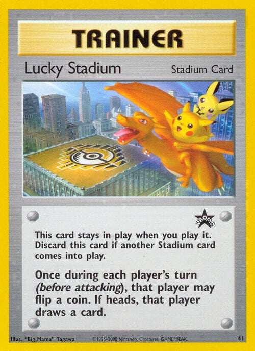 Lucky Stadium Card Front