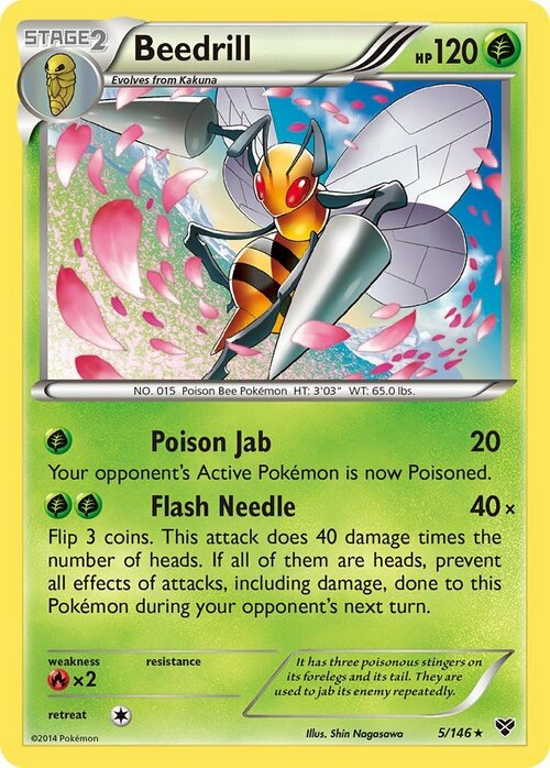 Beedrill Card Front