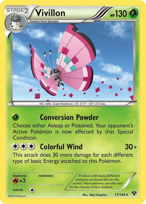 Vivillon Card Front
