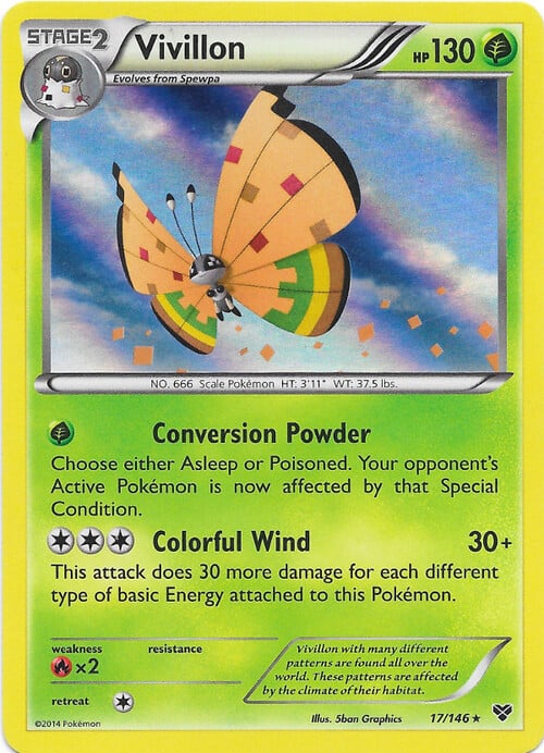 Vivillon Card Front