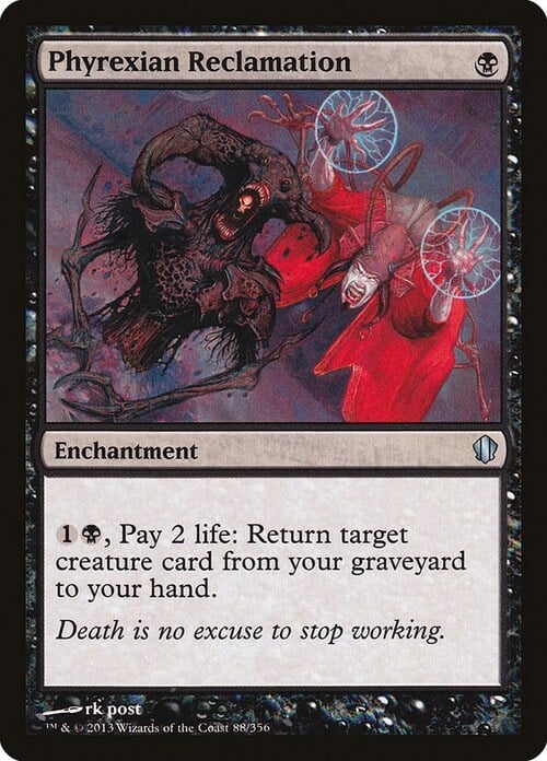 Phyrexian Reclamation Card Front