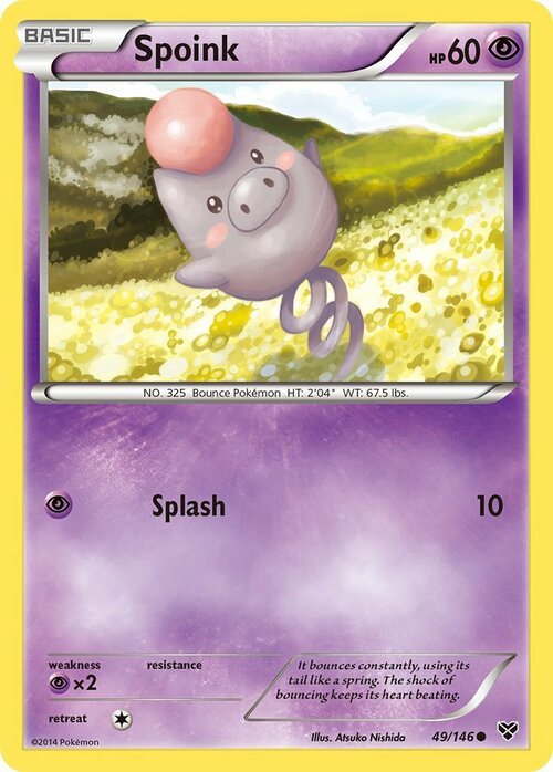 Spoink [Splash | XY] Card Front