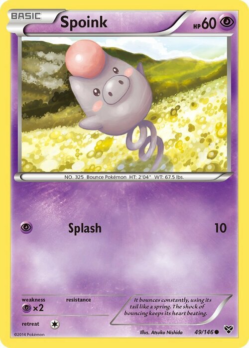 Spoink Card Front