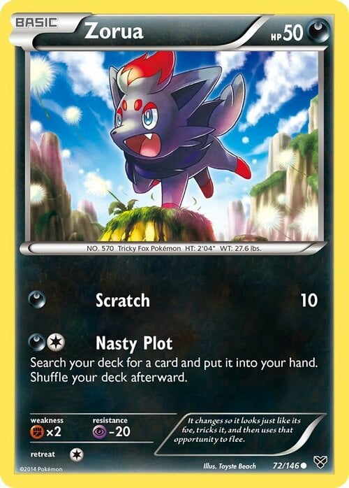 Zorua Card Front