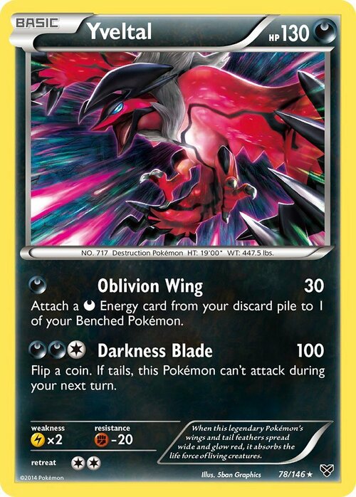 Yveltal Card Front