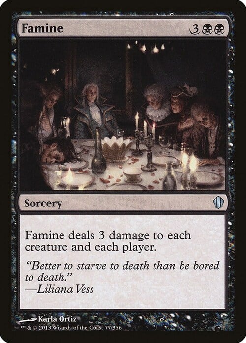 Famine Card Front
