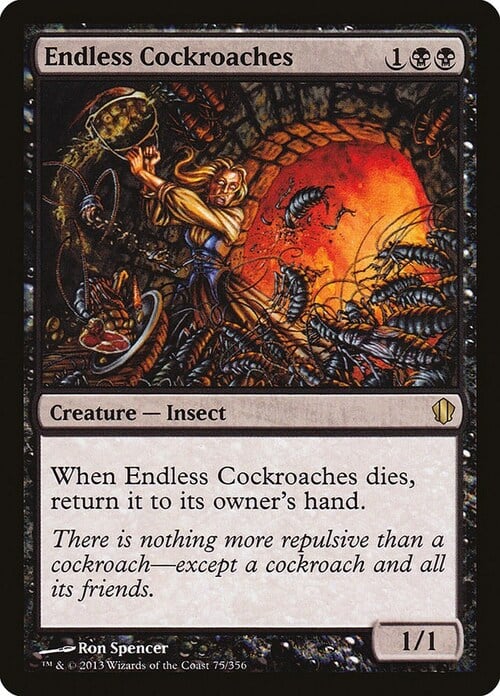 Endless Cockroaches Card Front