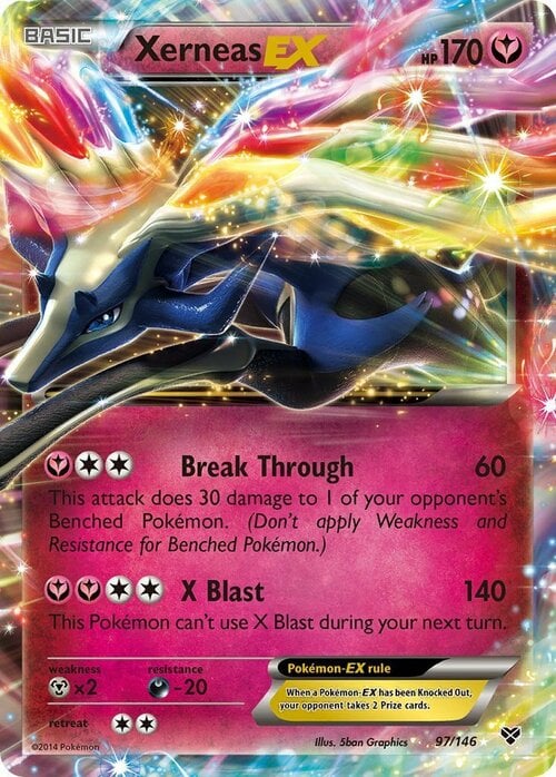 Xerneas EX Card Front