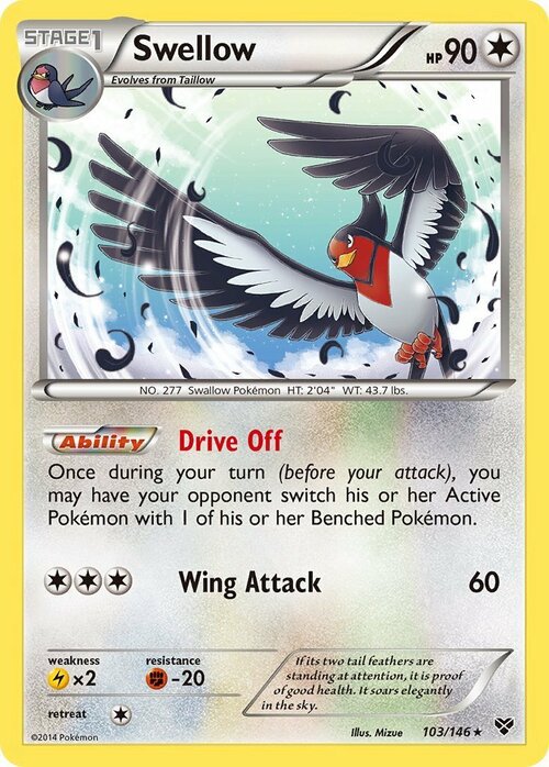Swellow Card Front
