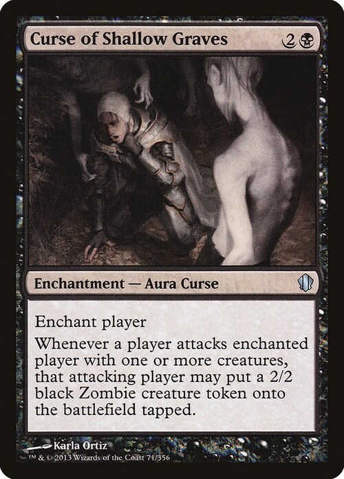 Curse of Shallow Graves Card Front