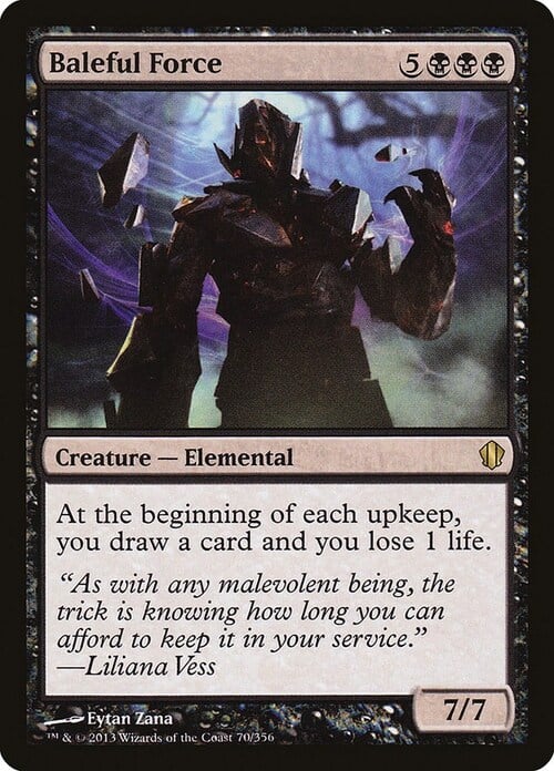 Baleful Force Card Front