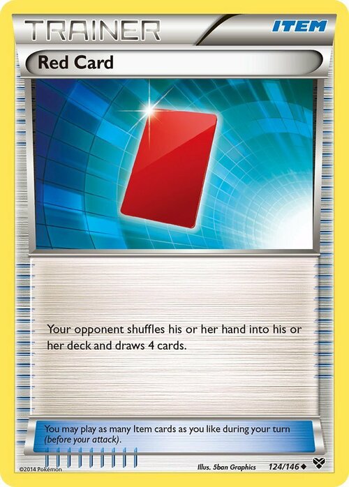 Red Card Card Front