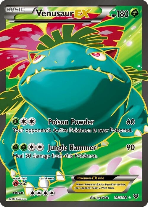 Venusaur EX Card Front