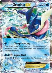 Greninja EX [Sharpshooting | Aqua Blast]