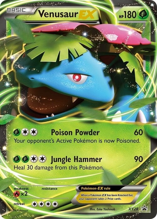 Venusaur EX Card Front